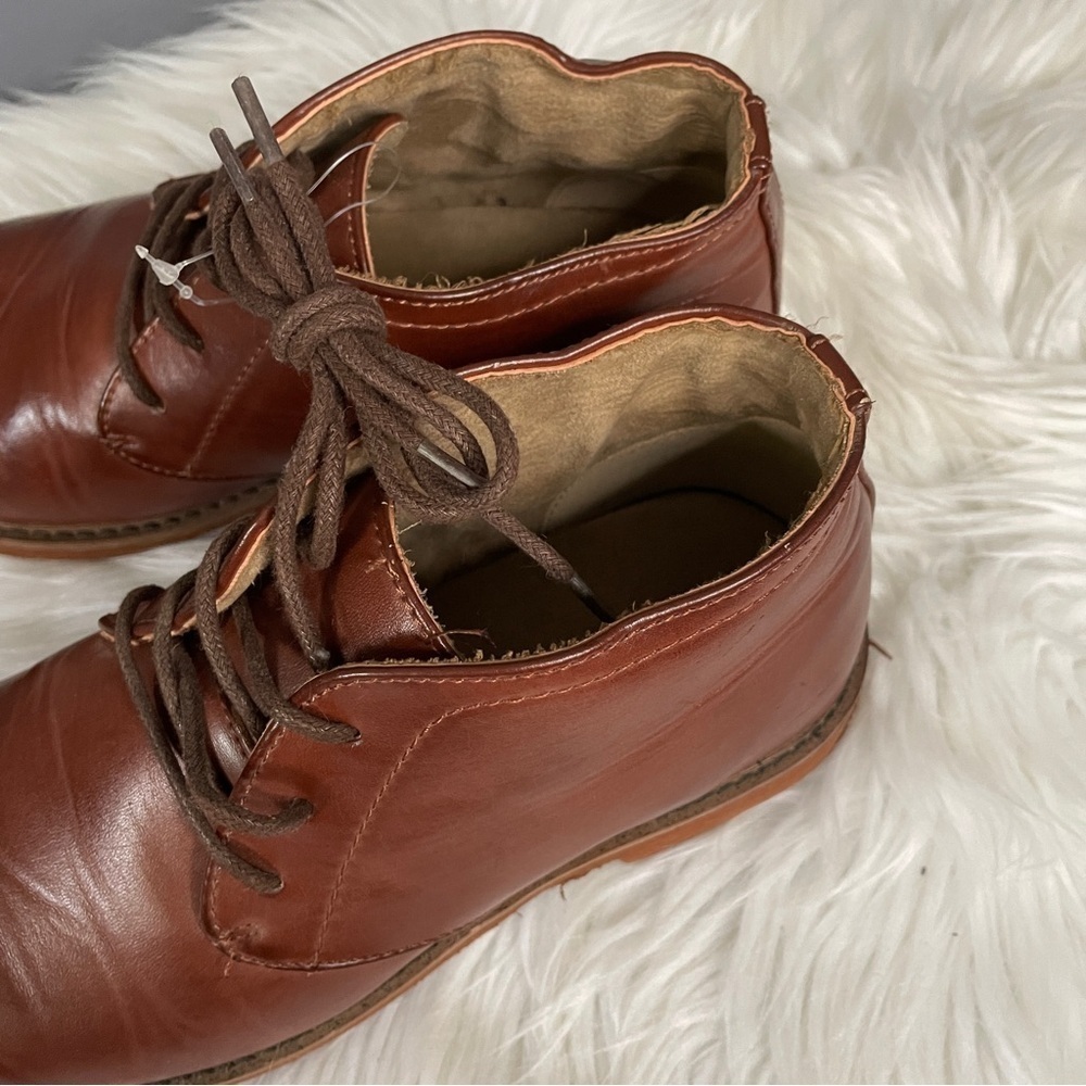 Deer Stag brown leather men’s dress boots size 5M - Picture 5 of 7